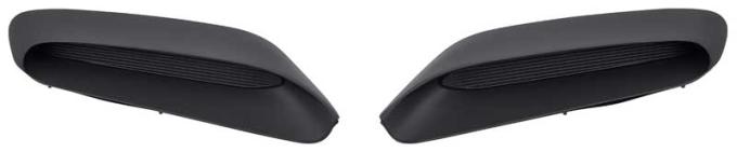OER 1970-74 Plymouth Barracuda, Twin Bulge Hood Scoop Ornament Set ME861033