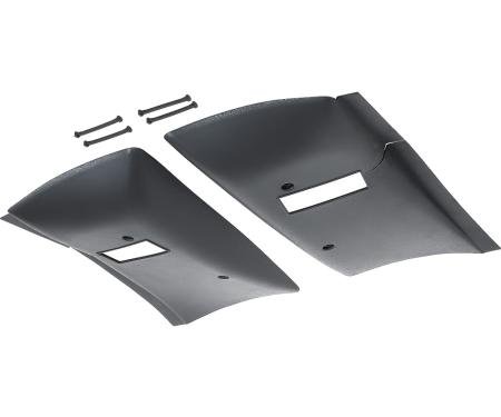 OER 1978-81 Camaro, Firebird, Seat Belt Retractor Covers, T-Top Models, Pair 748852