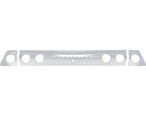 Full Size Chevy Trunk Panel Insert & Coves, With Trim Bar, Impala Super Sport, 1962
