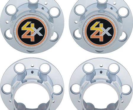 OER 1971-91 4 x 4 Hub Cap Set - 6 Lug *160018