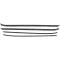 Camaro Window Felt Weatherstrip Kit, Inner And Outer, for Cars without Chrome Moldings, 1970-1981