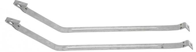 OER 1962-67 Chevy II & Nova - Fuel Tank Mounting Straps - Stainless Steel FT2100B