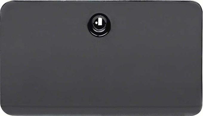 OER 1967-68 Camaro / Firebird Black Glove Box Door 3891663