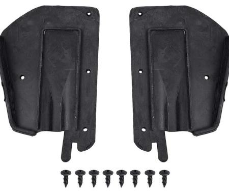 OER 1967-68 Ford Mustang/Mercury Cougar, Front Door Rear Post To Window Seals 20588B