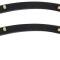 OER 1955-58 GM Windshield Pillar Post Weatherstrip, 2 Door Hardtop, Convertible, Pair K8100