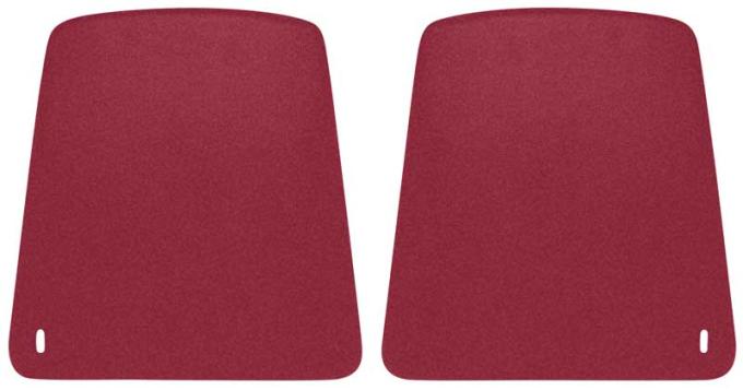 OER 1967-70 Camaro / Firebird Red Bucket Seat Back Panels K1031