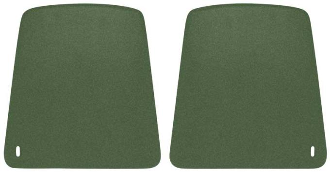 OER 1969-70 Camaro / Firebird Dark Green Bucket Seat Back Panels K1061