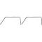 OER 1962-64 Chevy II / Nova 2 Door Coupe/Hardtop Roof Rail Weatherstrip - Pair K441