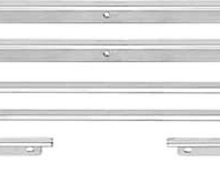 OER 1967 Camaro / Firebird Coupe 8 Piece Standard Door Panel Molding Set R1100