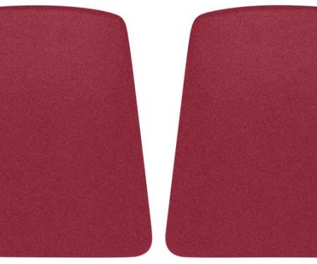 OER 1967-70 Camaro / Firebird Red Bucket Seat Back Panels K1031