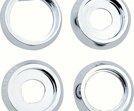 OER 1968 Camaro / Firbird Dash Knob Bezel Set K279
