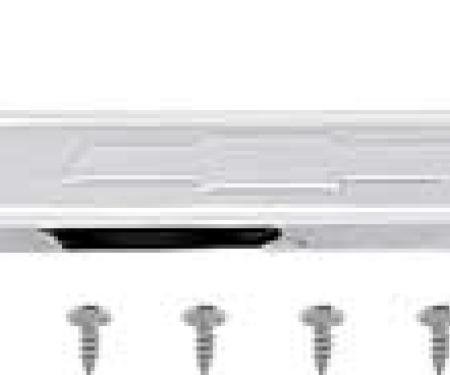 OER 1967-72 Chevrolet Truck Chrome Door Sill Plate with Bow Tie CX1920