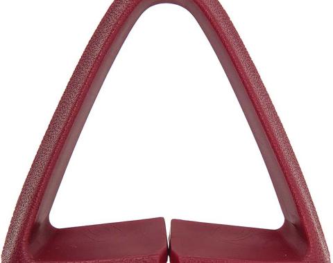 Camaro Shoulder Seat Belt Retainer Guide, Red, 1973-1981