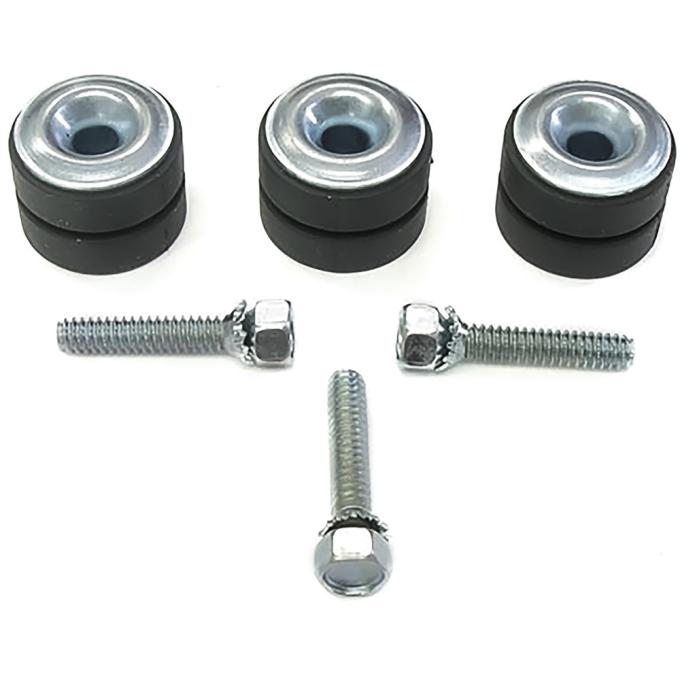 Redline Restomotive® 1963-1974 Windshield Wiper Motor Grommet Set with Hex Head Bolts