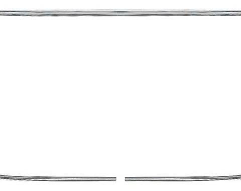 OER 1970-74 Camaro / Firebird Back Glass Molding Set C2366