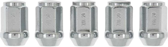 OER 7/16" X 20 Acorn Lug Nut Set, 5 Pieces, Chrome 716201