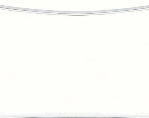 1975-1981 Camaro / Firebird 4 Piece Rear Window Chrome Molding Set