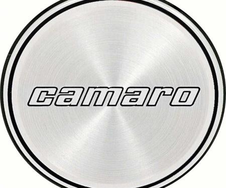 OER 1980 Camaro Hub Cap Insert Emblem - 2 Black Lines - 2nd Design 14023358