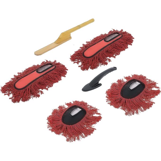 OER Deluxe Car Duster Set, Large Duster, Mini Duster, With Replacement Mop Heads *62447