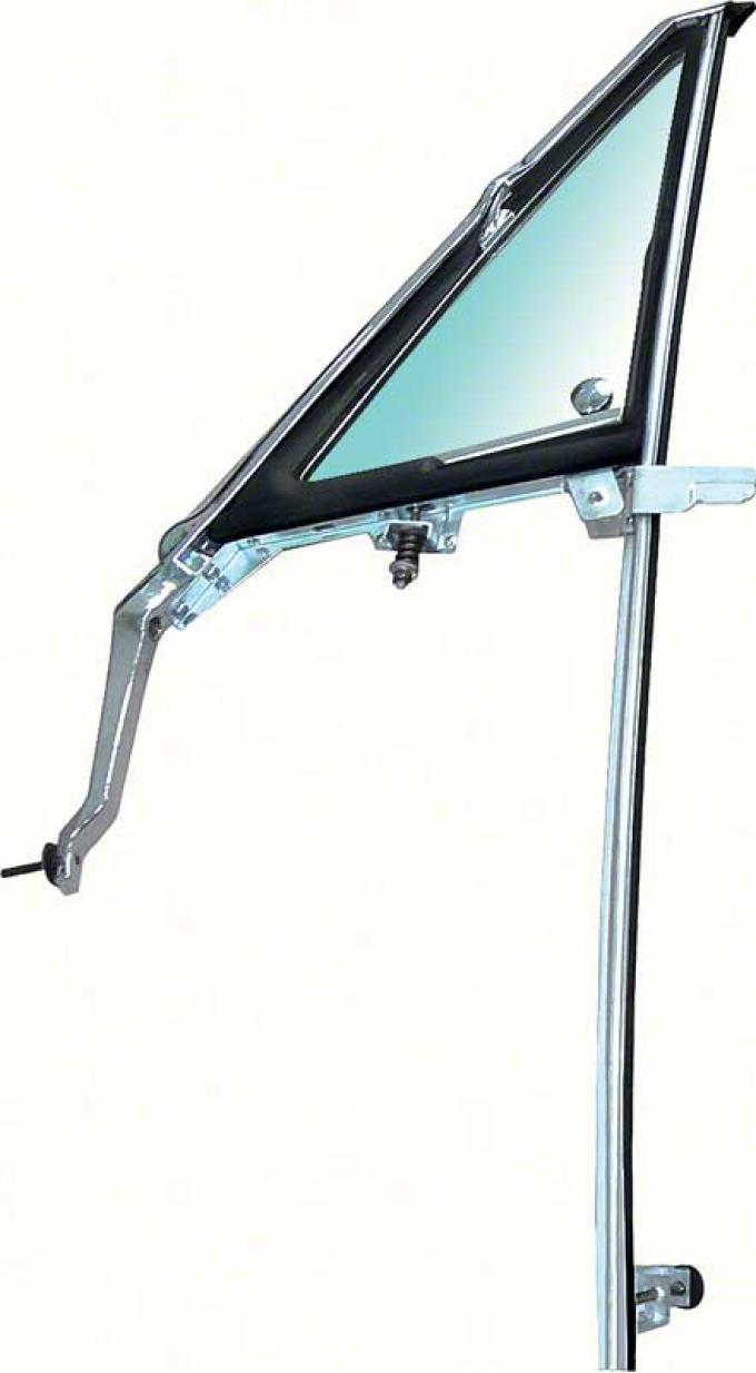 OER 1967 Vent Window Frame Assembly with Tinted Glass LH F527T