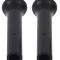 OER 1970-86 GM, Door Lock Knobs, Standard Interior, Black, Smooth Design (not ribbed), Pair CLK801