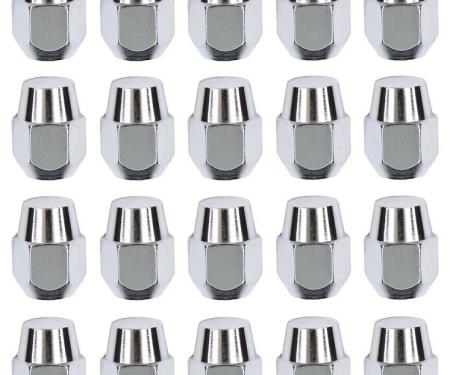 OER 7/16"-20 Early Design High Crown Chrome Acorn Style Lug Nut - Set of 20 DK79