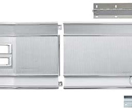 OER 1966-68 Mopar B-Body With Automatic Transmission 5 Piece Chrome Console Trim Set *MB534