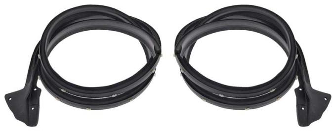 OER 1967-72 Mopar A-Body 2 Door Coupe / Hardtop Door Seal Weatherstrip MA9817