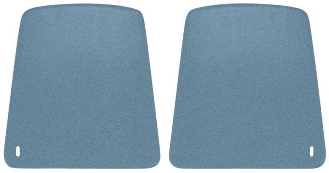 OER 1967 Camaro Light Blue Bucket Seat Back Panels K1073