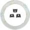 OER 1965-66 Mustang , Pony Steering Wheel Contact Plate, Outer 13A808B