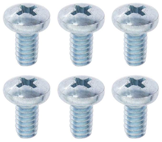 Redline Restomotive® 1969-1970 GM Car 6 Piece Steering Wheel Horn Shroud Screw Set