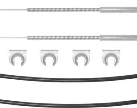 OER 1970-81 Camaro / Firebird Without AC Kick Panel Cable Set K4011