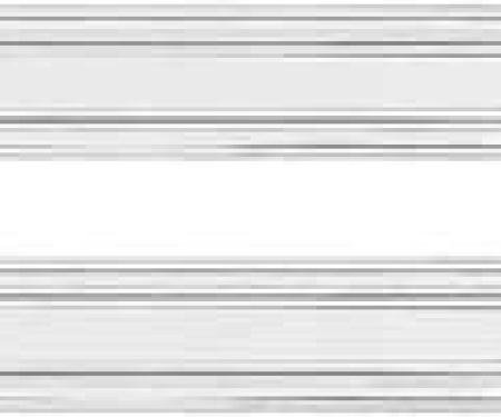OER 1968-70 Stainless Front Arm Rest Base Moldings K967