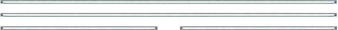 OER 1969 Camaro / Firebird Standard Interior Door Panel Molding Set Coupe - 4 Piece R1104