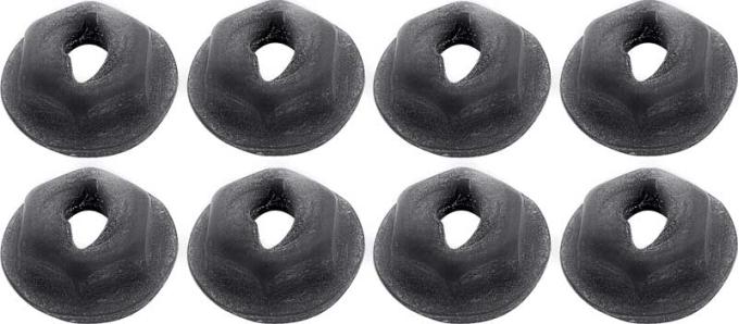 Redline Restomotive® Thread Cutting Pal Nut with Sealer; 3/16" Stud Size; Hex Washer Head, 8 Piece Set