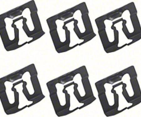 OER 1964-71 Chevrolet, Rear Glass Molding Clip Set, Square Style, 24 Piece Set R369C