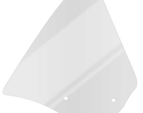 OER 1967-69 Camaro / Firebird Coupe Clear Quarter Glass, RH QG3812