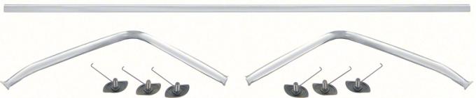 OER 1970 Dodge Challenger Trunk Lid Molding Set *K2425