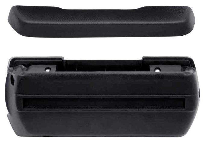 Redline Restomotive® 1968-1972 GM Car Standard Black Front Arm Rest Kit