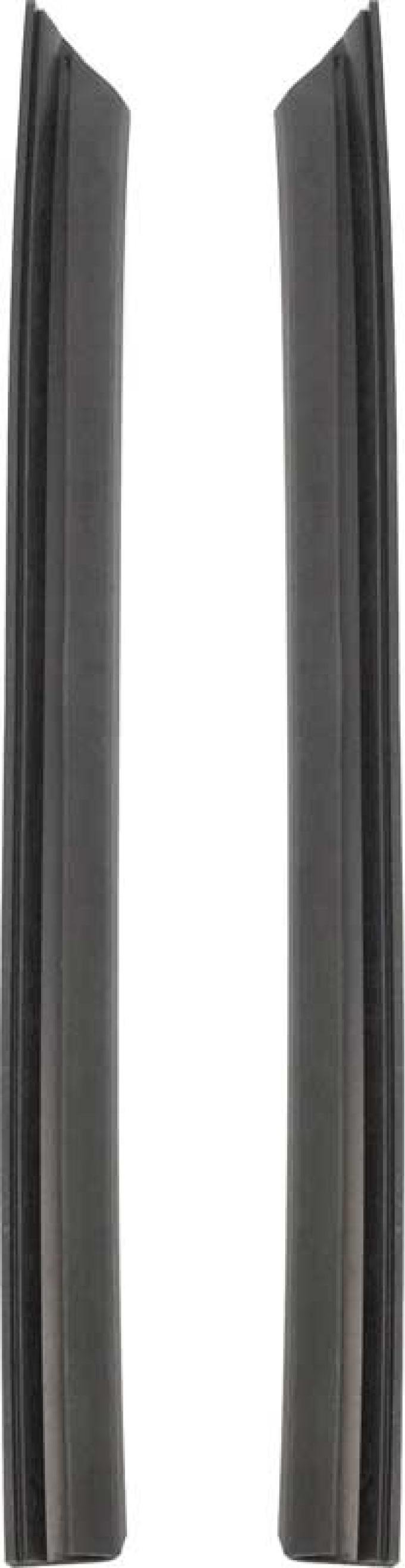 OER 1966-67 Nova Quarter Window Vertical Weatherstrips With Steel K447