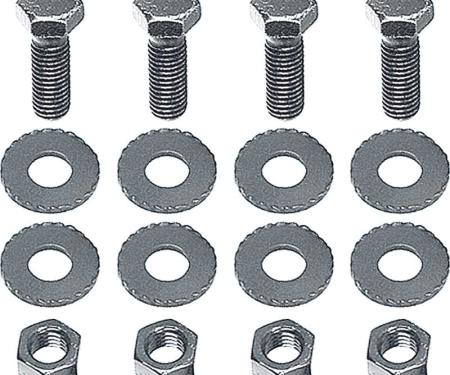 Camaro Front Bumper To Subframe Bracket Mounting Hardware Set, 1967-1969
