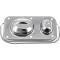 OER Single Bail Chrome Master Cylinder Cover J9101