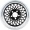 OER 16" X 8" Black GTA Style Alloy Wheel with 4-3/4" Backspacing and 0mm Offset 10104410