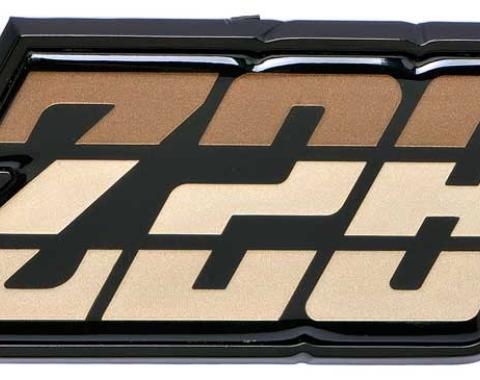 OER 1980-81 Camaro "Z28" Gold Fuel Door Emblem 9637807
