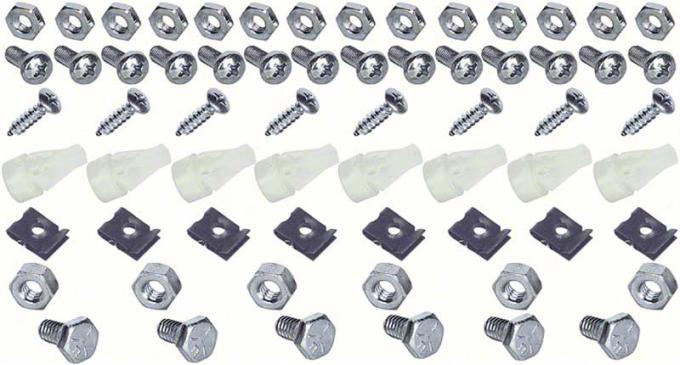 OER 1967-68 Camaro Front Grill Hardware Installation Kit - 66 Piece - Standard or RS K559
