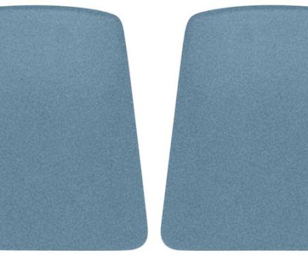 OER 1967 Camaro Light Blue Bucket Seat Back Panels K1073