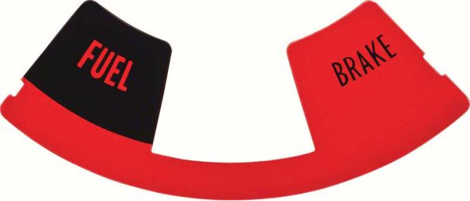 OER 1967 Camaro / Firebird Speedometer Fuel / Brake Warning Lens K494