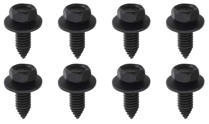 OER 1967-72 Chevy/GMC Truck, Bolt Set, Black Phosphate, For Bench Seat Installation, 8-Pieces TL3175