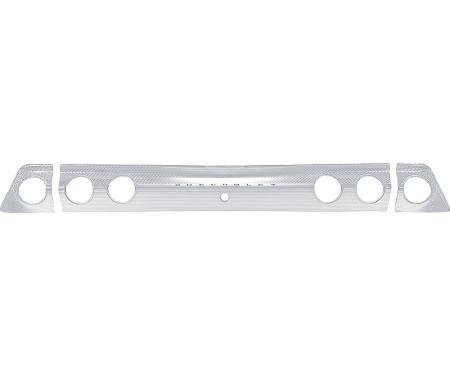 Full Size Chevy Trunk Panel Insert & Coves, With Trim Bar, Impala Super Sport, 1962