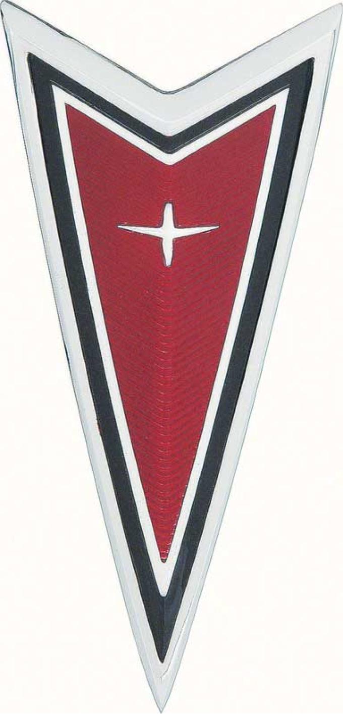 OER 1977-81 Firebird Red Front End Crest Emblem 499724